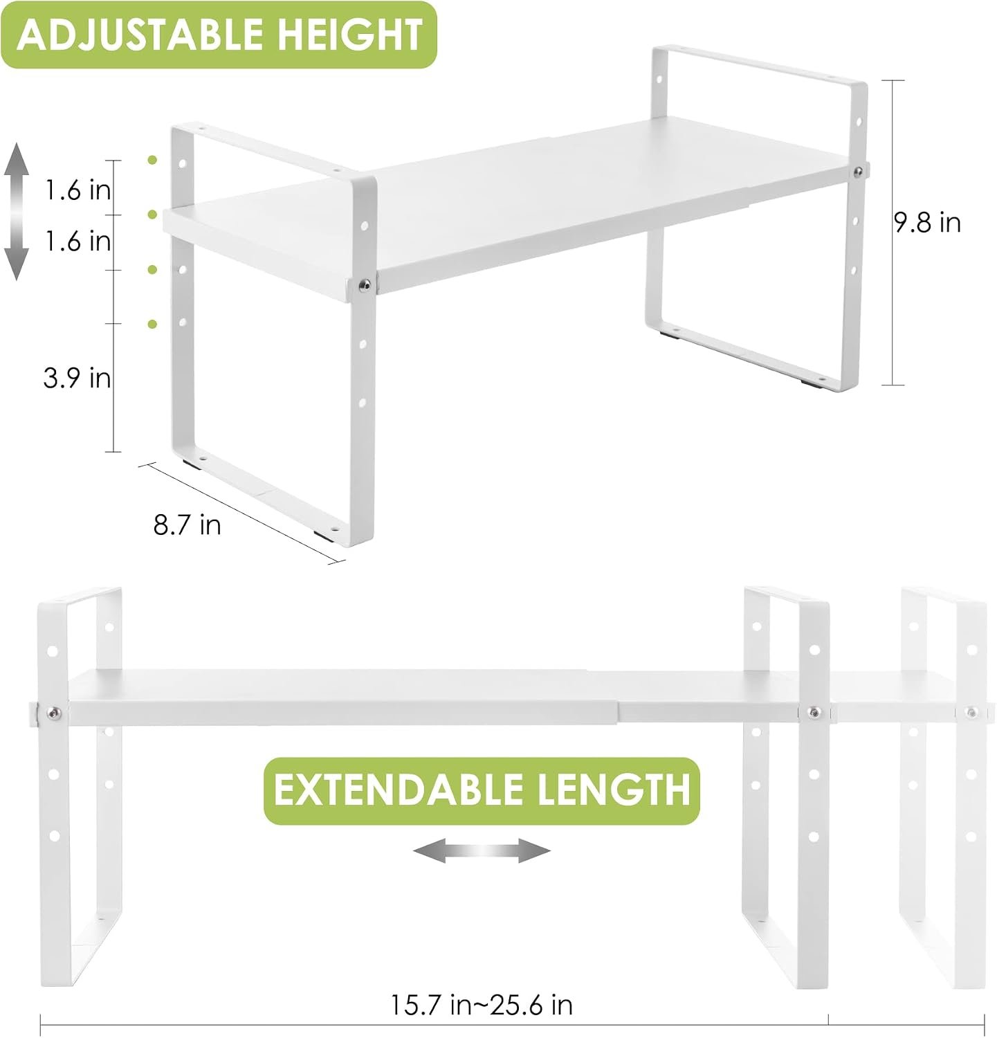 "Across-Star expandable kitchen cabinet shelf"