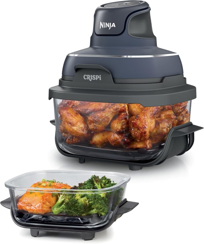 Ninja Crispi pod-style glass air fryer compact design
